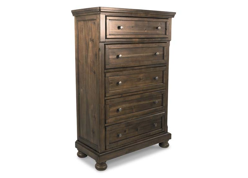 Traditional Chest of Drawer with 5 Drawers - Freemans